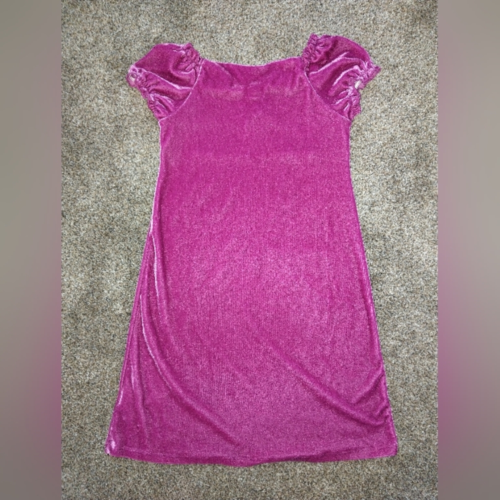 Basic Editions Fuchsia Dress - Picture 4 of 6
